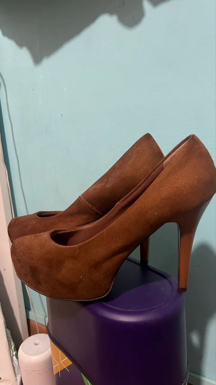 Scarpins marrons  - Foto 3