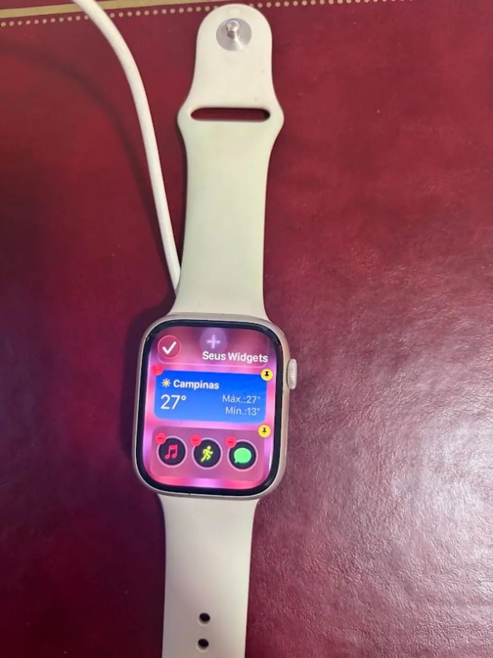 Apple watch serie7/ 45mm - Cor Starlight - Foto 5