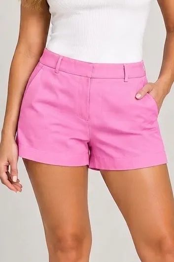 Short curto tam M / G rosa Zara Basic