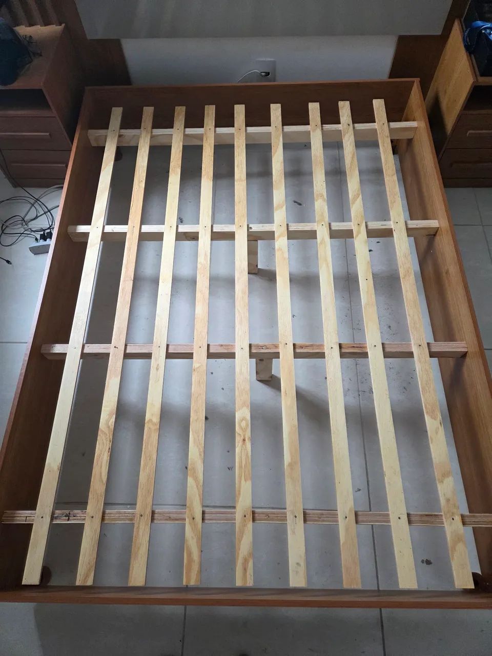 Cama de Casal Praticamente Nova (1 Mês de Uso) - Foto 4