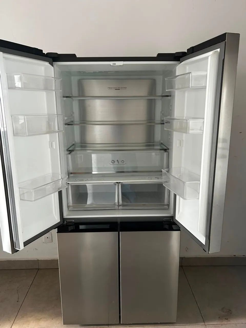 Geladeira Midea inox 482L - Foto 4