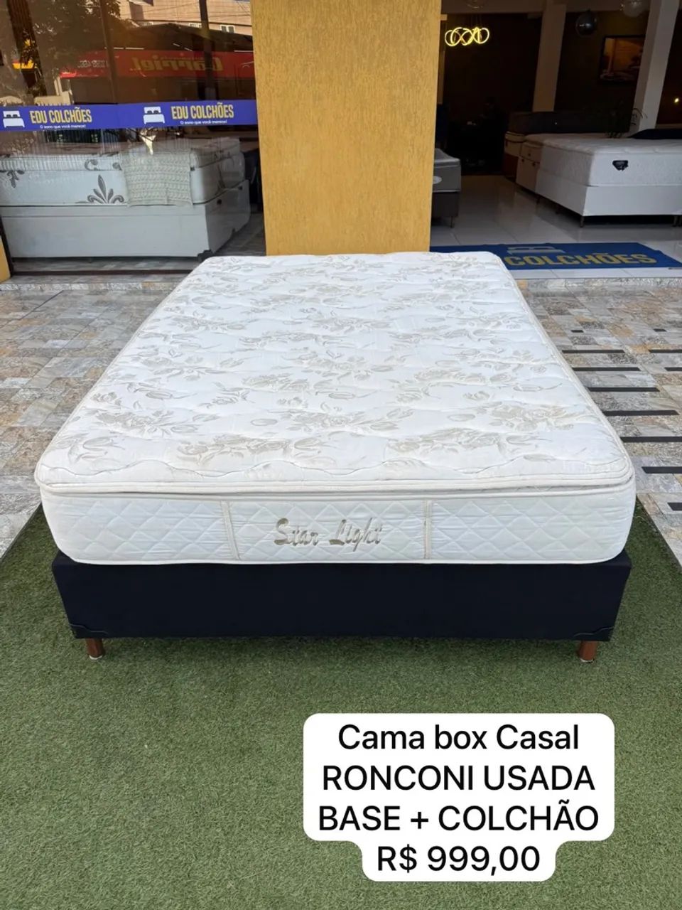 Cama Box Casal USADA com ENTREGA 