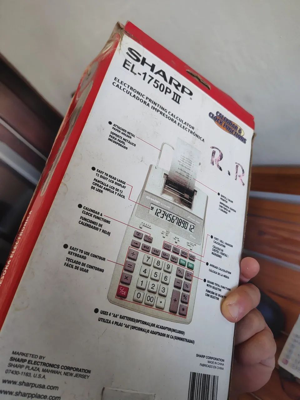 Calculadora antiga sharp65580481310595122