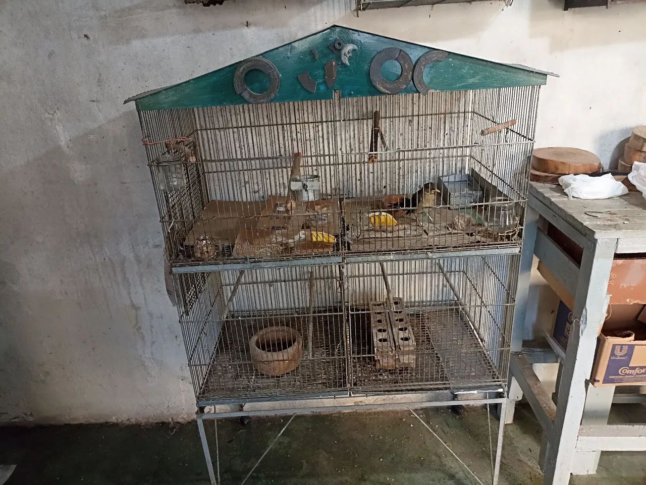 Gaiolas de passarinho antigas 