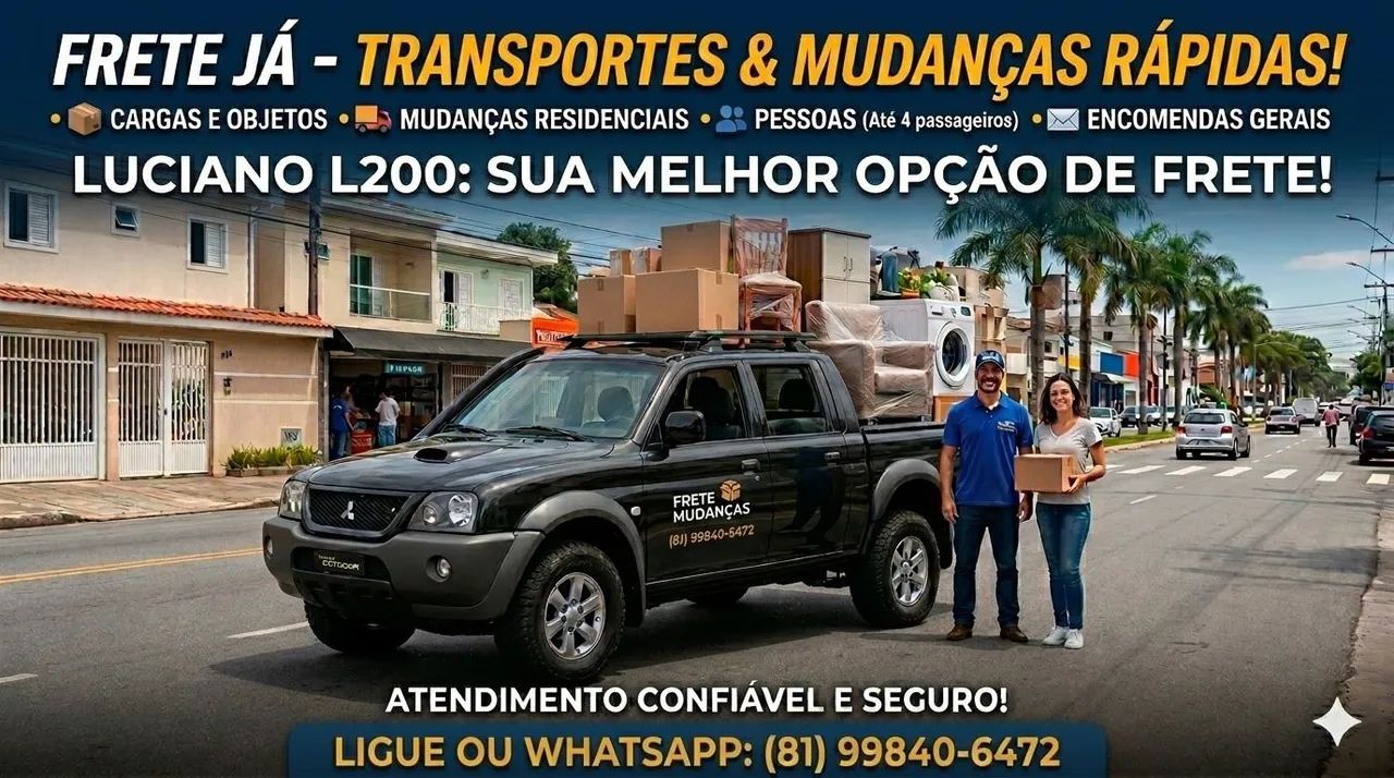 Caminhonete L200 , Frentes & viagens