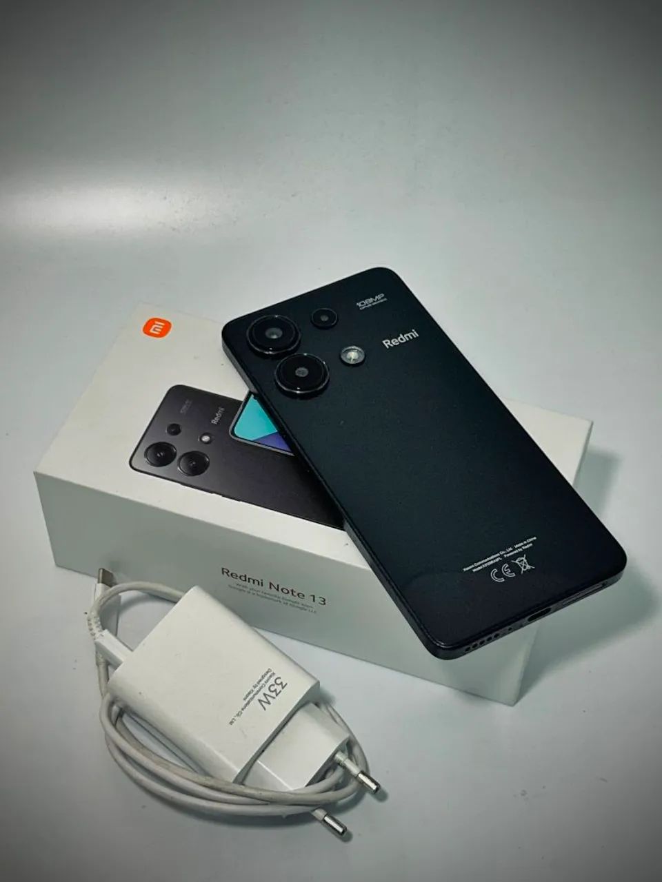 Redmi Note 13 8GB 256GB Completo + Carregador Original - Foto 3