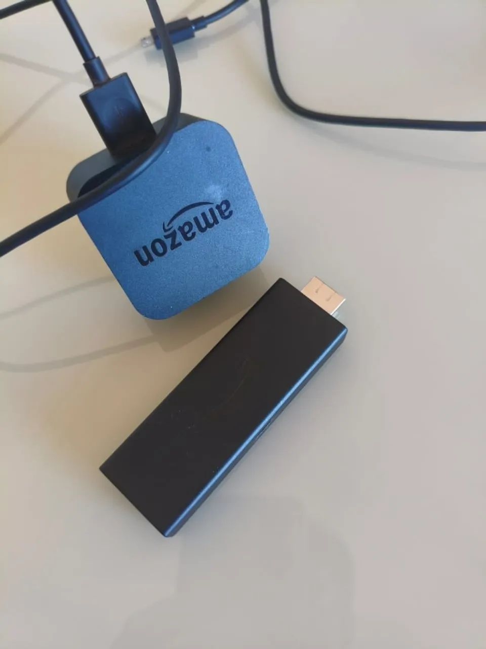 Amazon Fire Stick TV + Cabo Adaptador Ethernet - 2 por 1 - NOVO