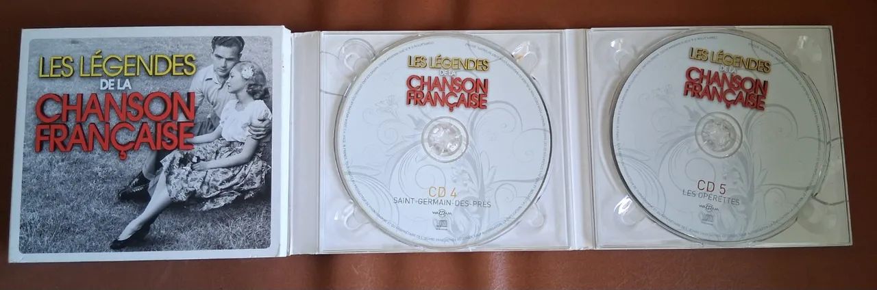 Músicas Francesas - Box 5 CDs- Chansons populaires françaises  - Foto 4