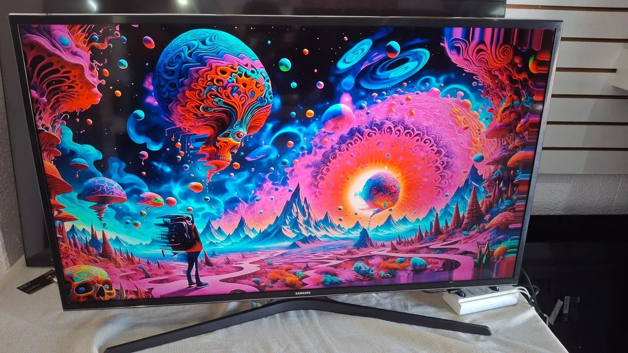 TV SAMSUNG SMART 4K PERFEITA 40 POLEGADAS 