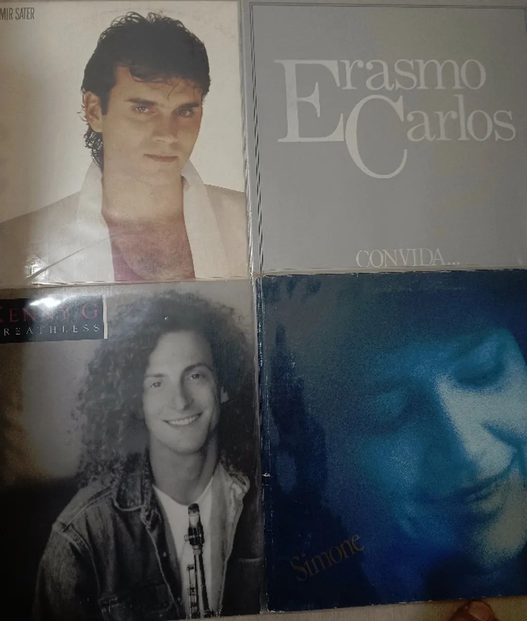Discos  novos de vinil (lPs), sem arranhões.