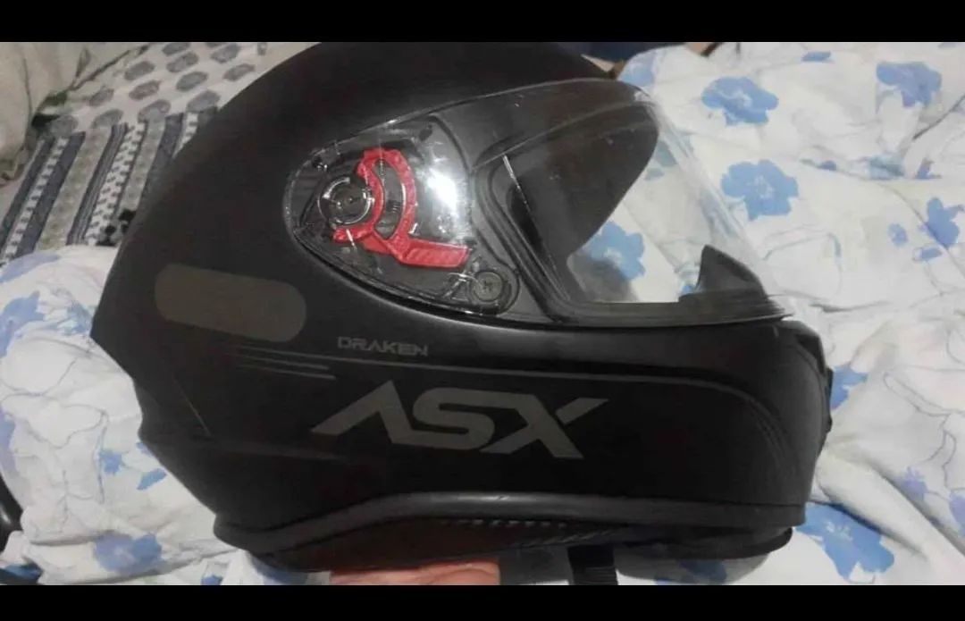 Capacete ASX DRAKEN PRETO 