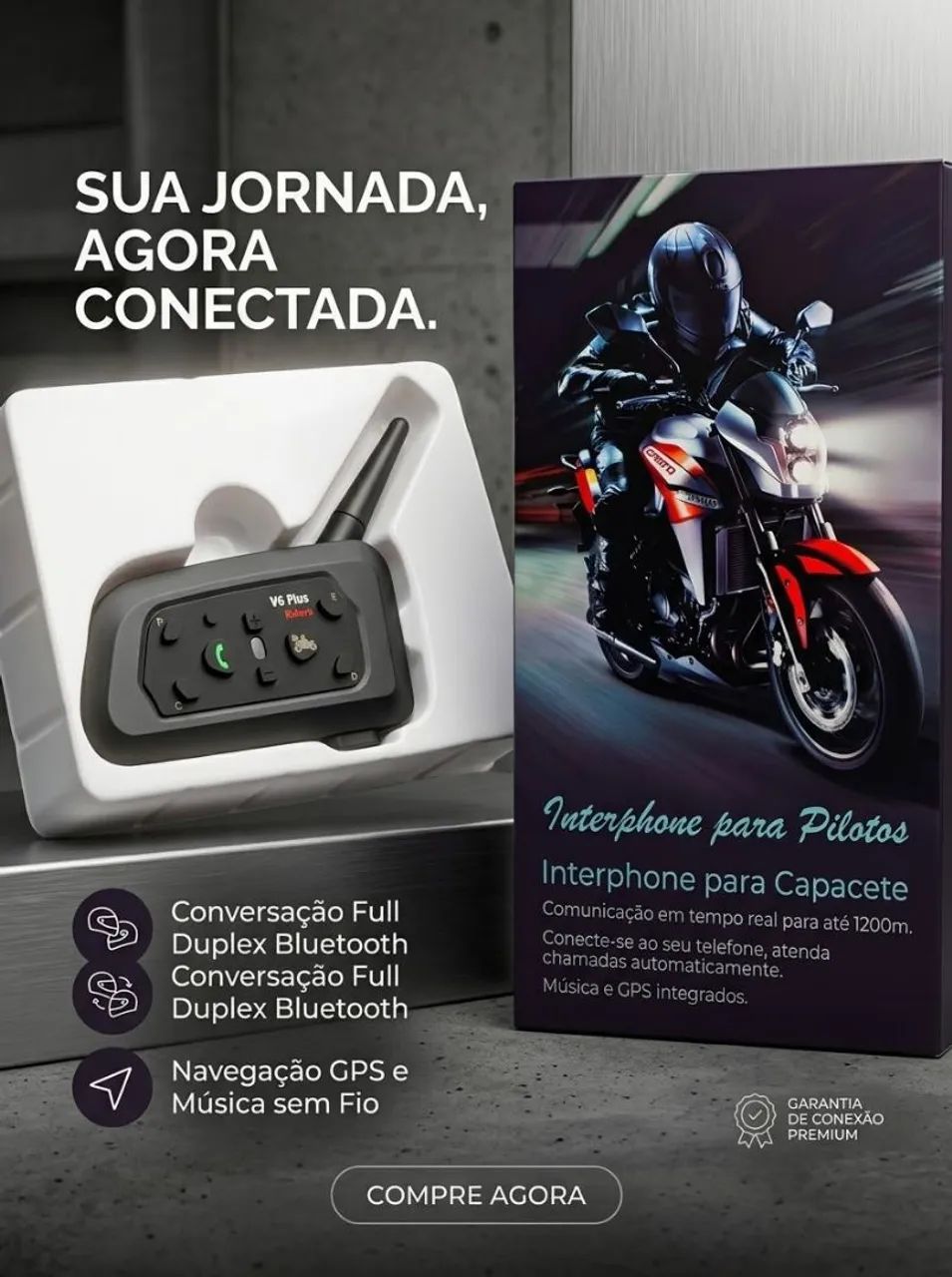 Intercomunicador V6 Plus