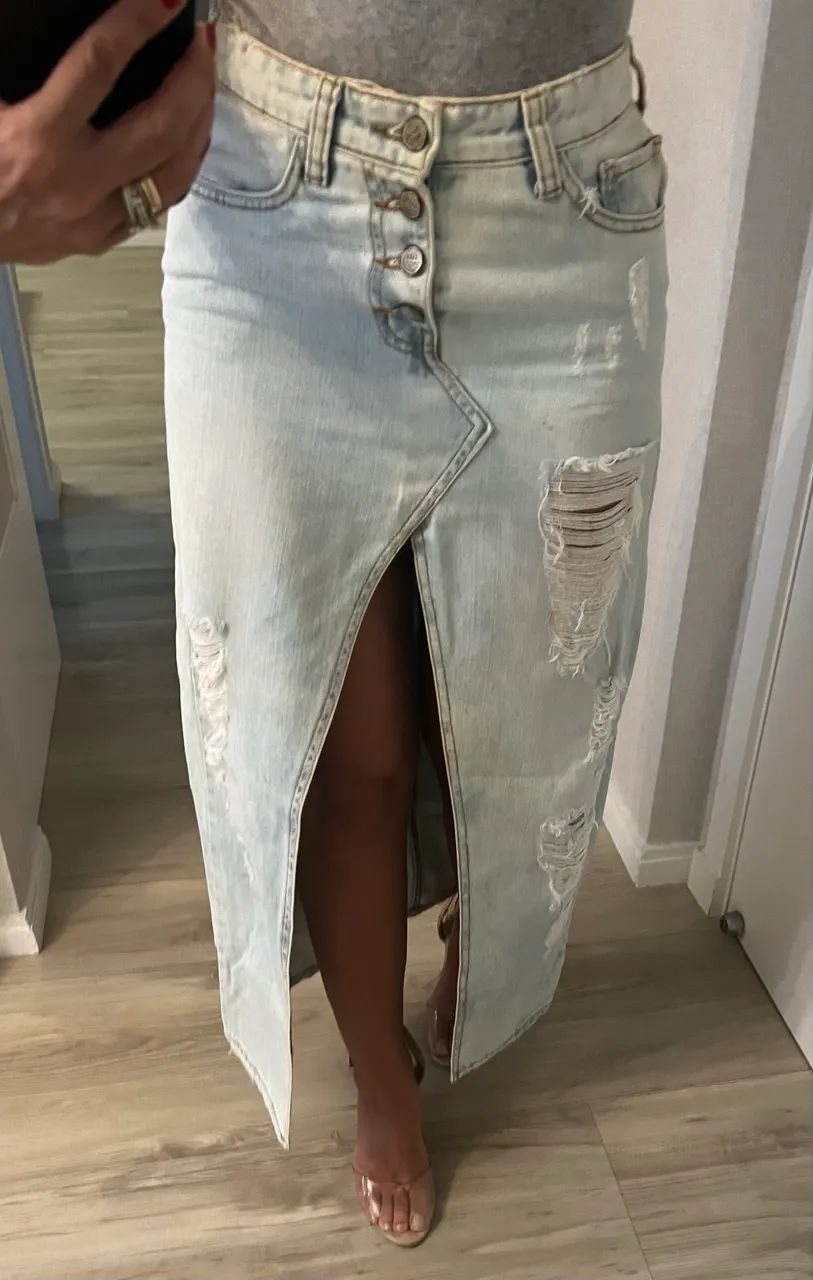 Saia jeans FARM