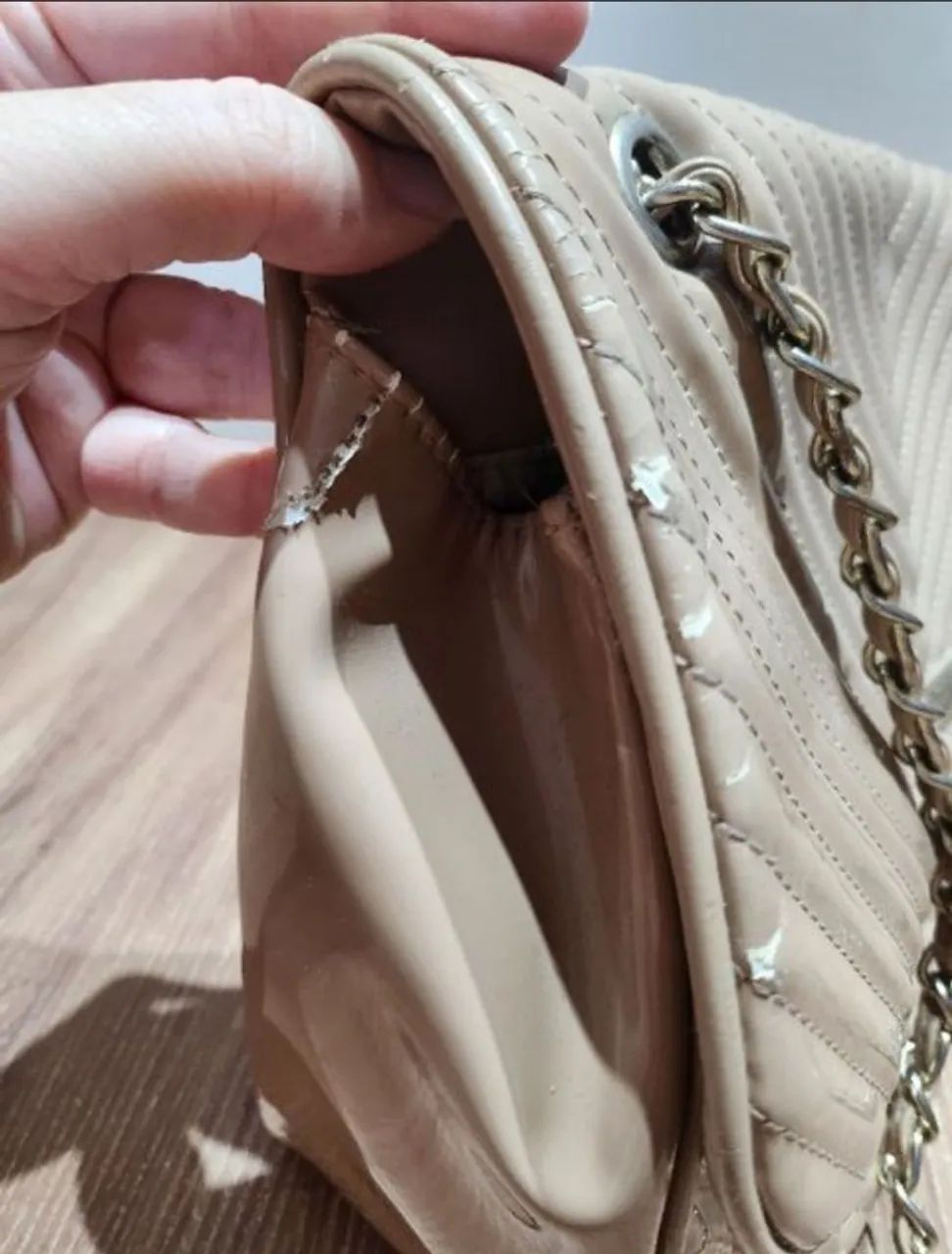 santa lolla bolsa com pequenos defeitos para restauro - Foto 3