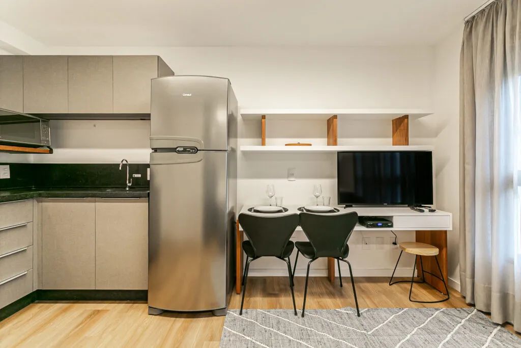 Studio moderno e funcional no centro de Florianópolis  HLS Studios - Foto 2