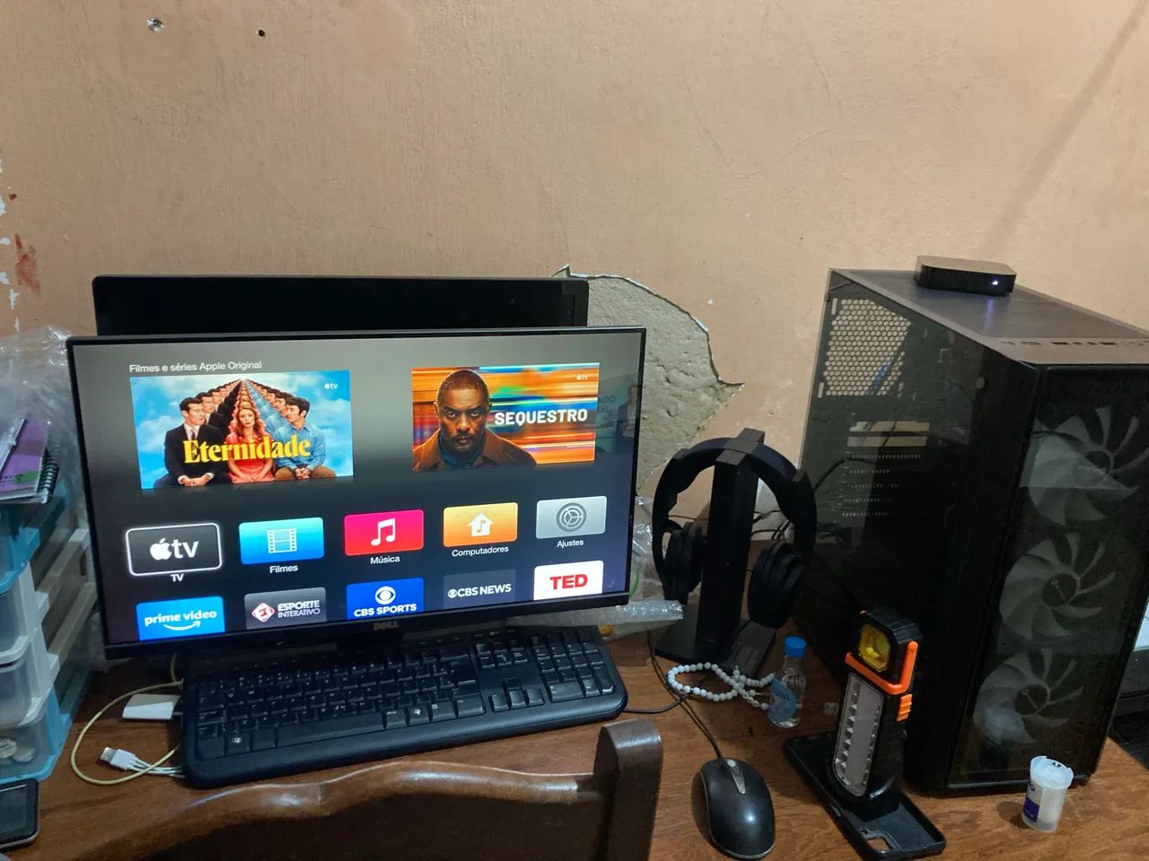 Apple TV 3 Geração com controle e cabo  - Foto 2