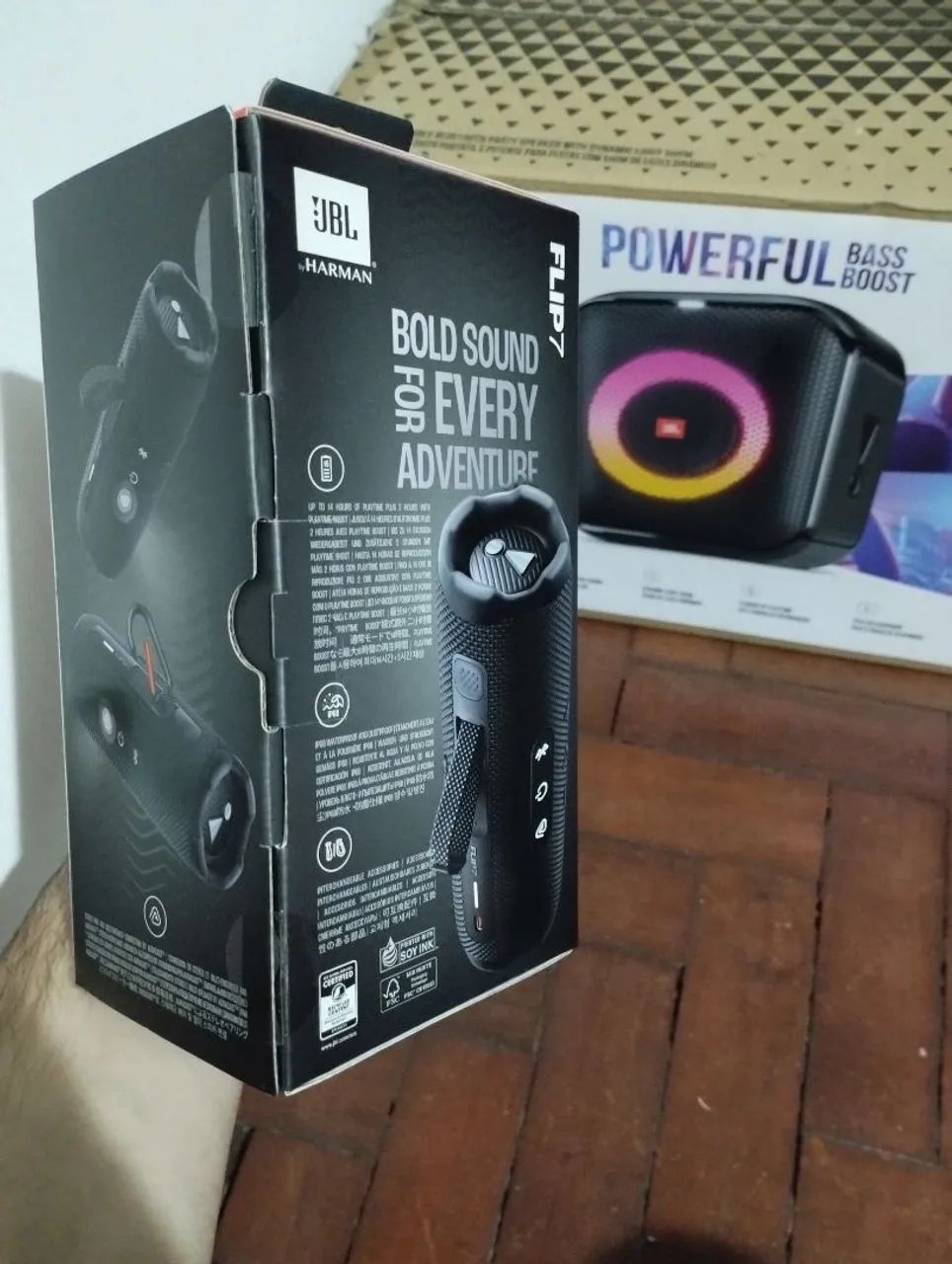 Caixas de Som Bluetooth JBL Encore e Flip 7451035607094405120