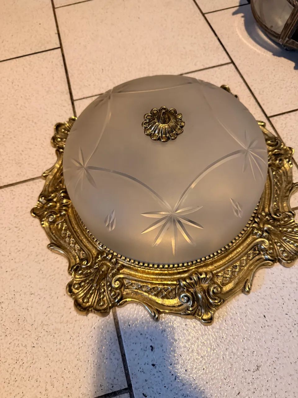plafonier (ou plafon) de estilo clássico 40 cm - Foto 2