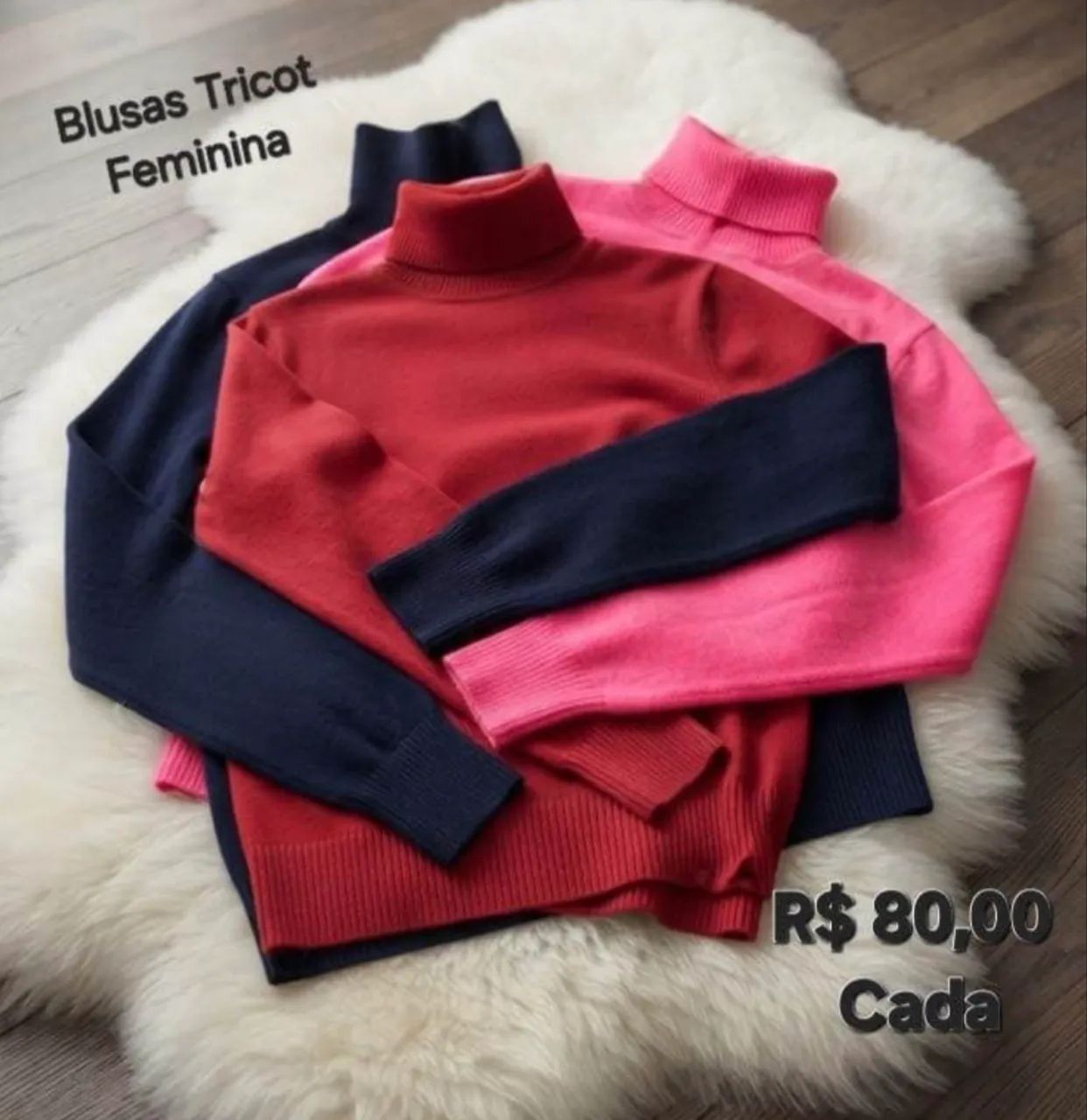 Blusa Tricot Feminina - Foto 2