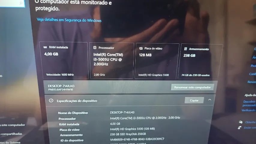 NOTEBOOK PHILCO Core i3 com SSD - IDEAL PARA TRABALHO, ESTUDOS E USO DIÁRIO - Foto 2