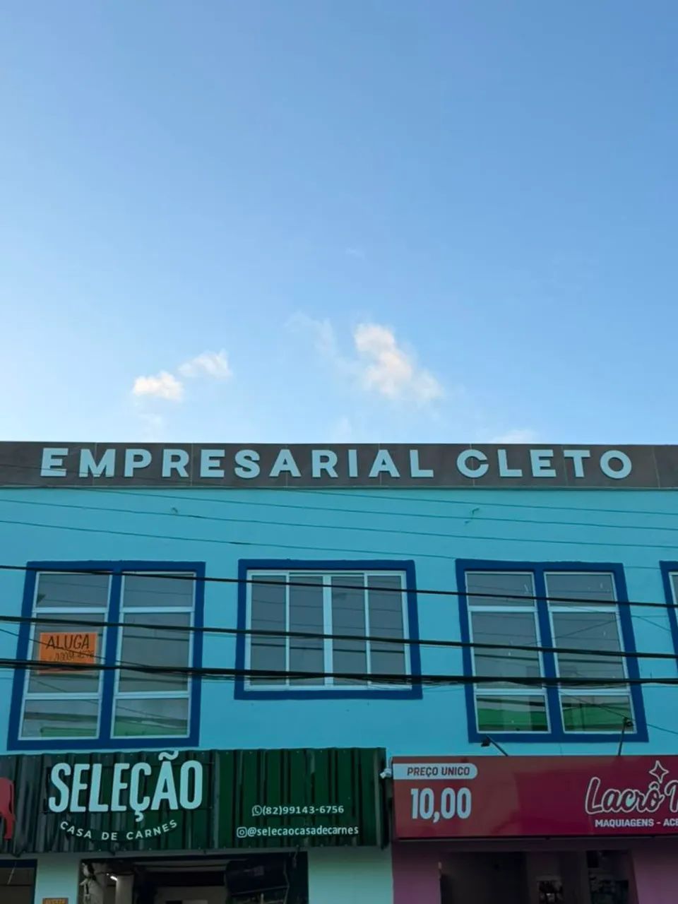 SALAS COMERCIAIS NA PRINCIPAL DO CLETO