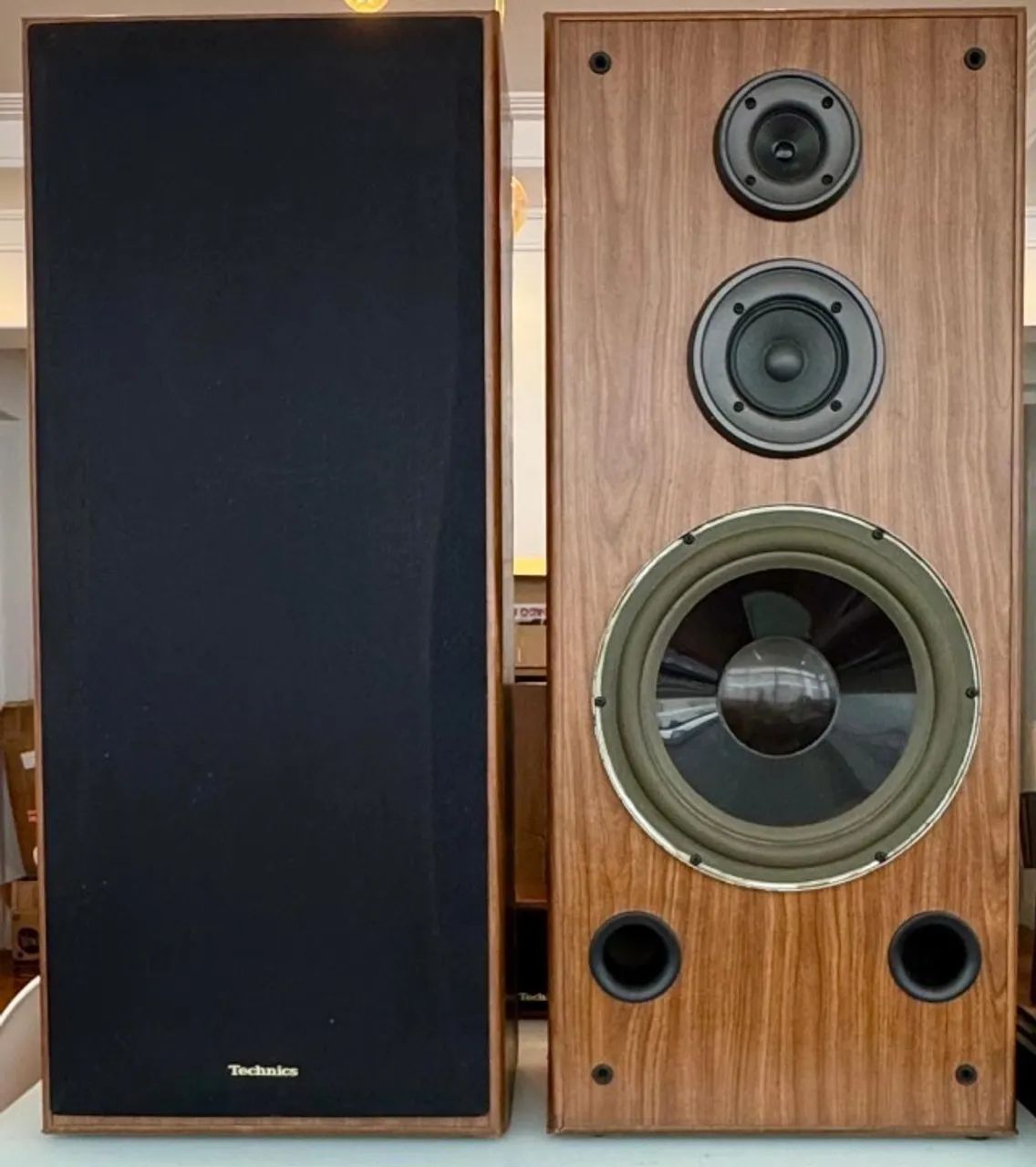 Conjunto Caixas Acústicas Technics SB-A35 - 1994 - Funcionando 100% - Foto 2