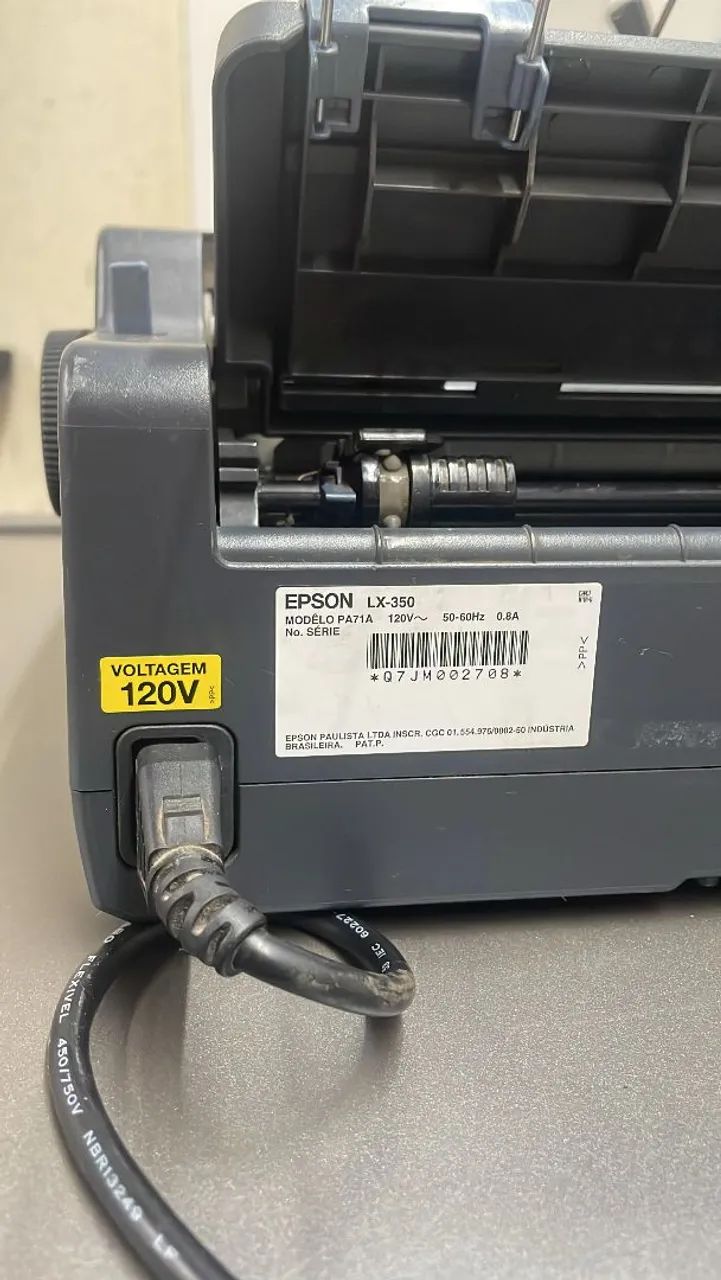 Impressora monocromática Epson LX-350 - Foto 4