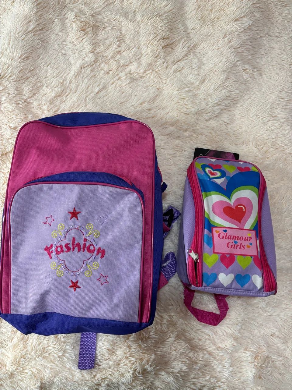 Mochila escolar + lancheira