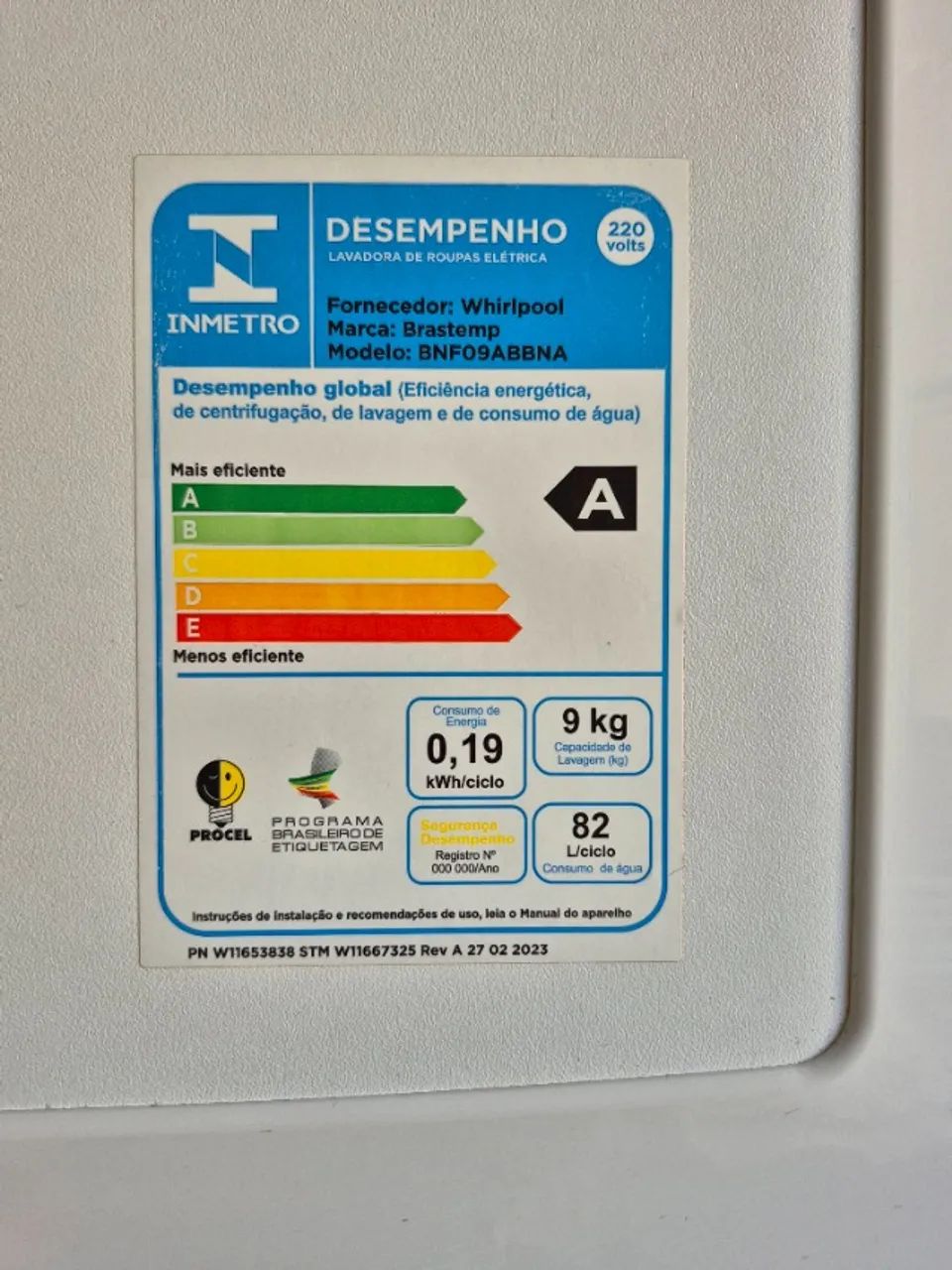 Lavadora Brastemp Smart 9k. 220v,  abertura frontal. - Foto 5