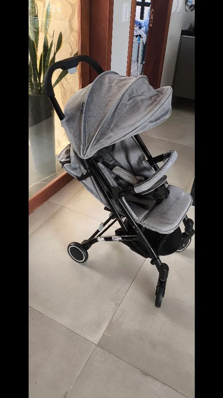 Carrinho de Bebê ZAP Burigotto Cinza - Foto 2