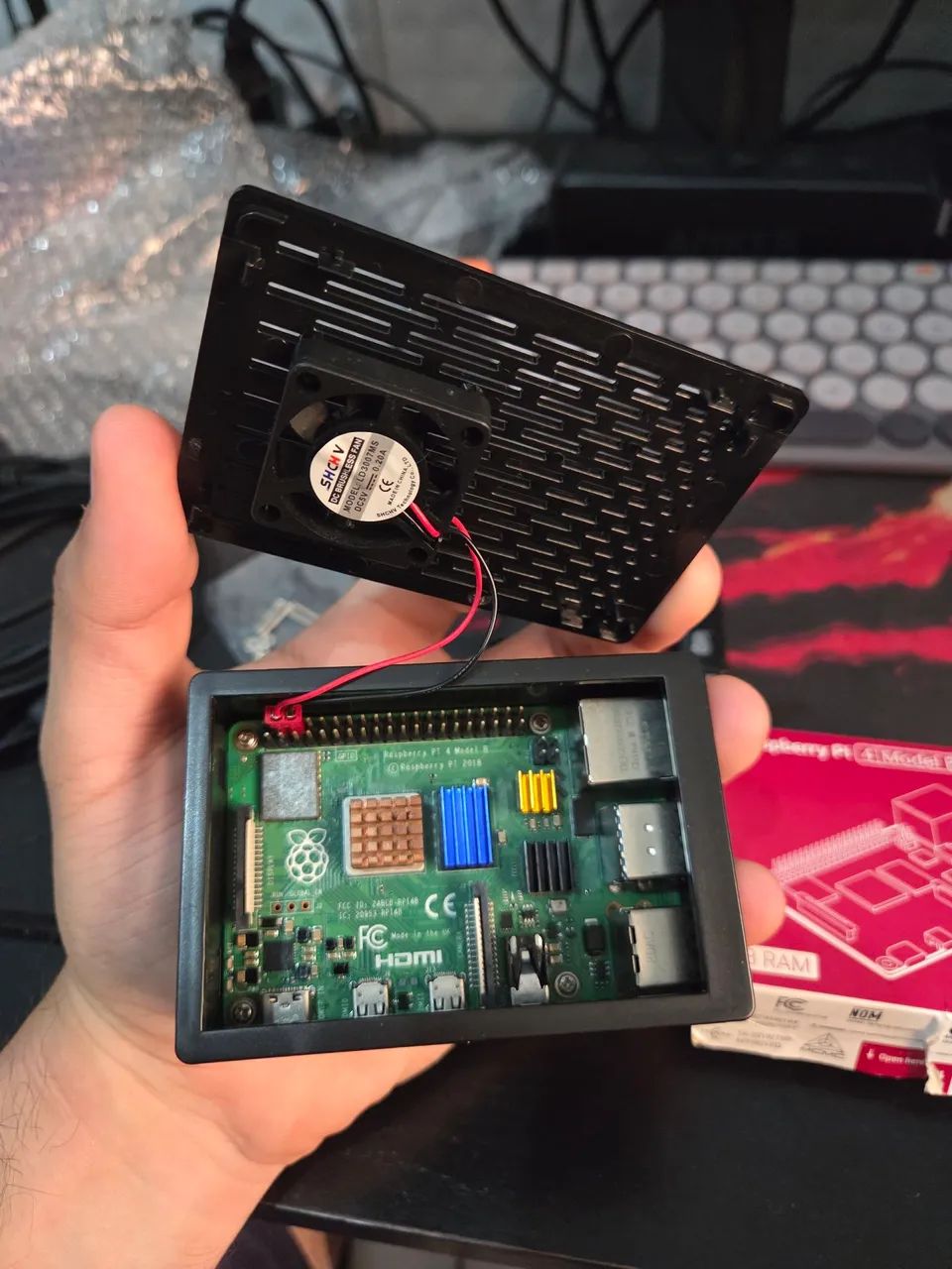 Raspberry PI 4b 2gb ram 64gb SD - Foto 2