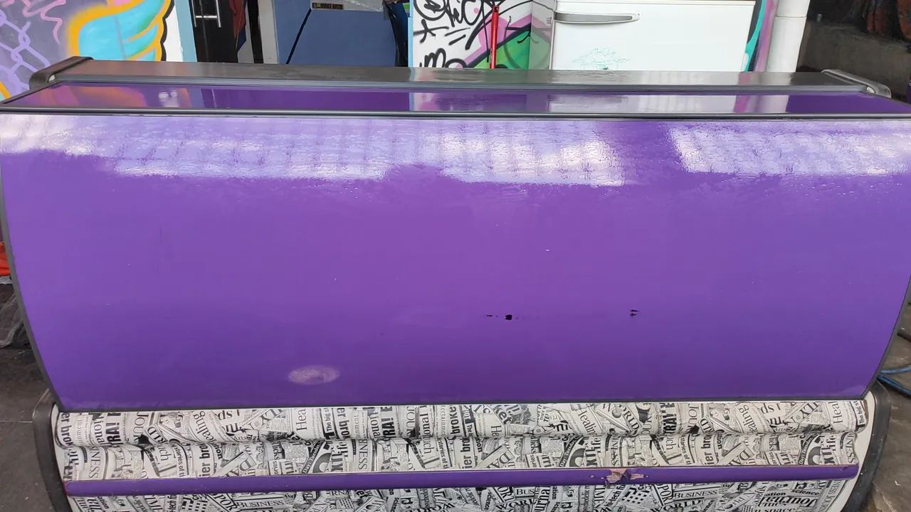 Freezer de lanchonete 