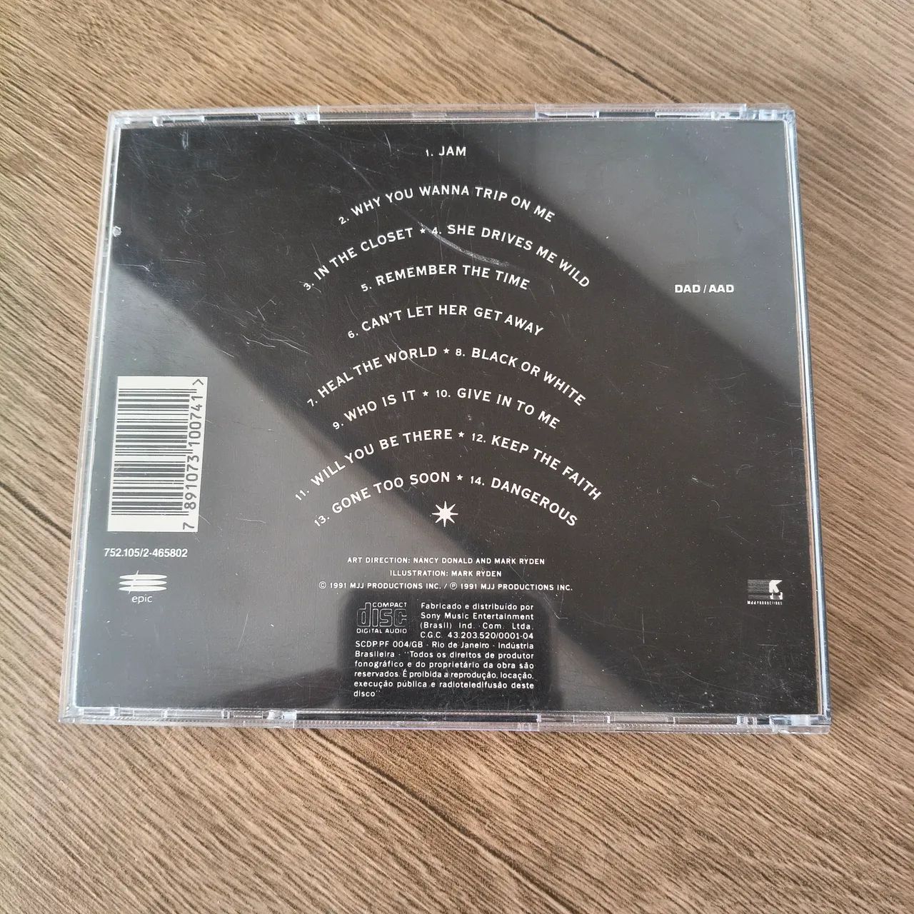 CD Dangerous - Michael Jackson  - Foto 4