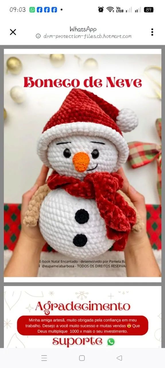 Coleção Natal amigurumi - Foto 5