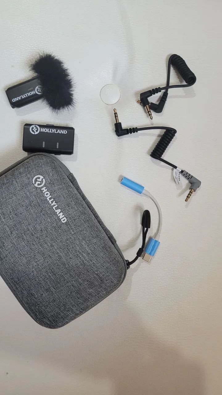 Microfone de lapela Hollyland Mark II