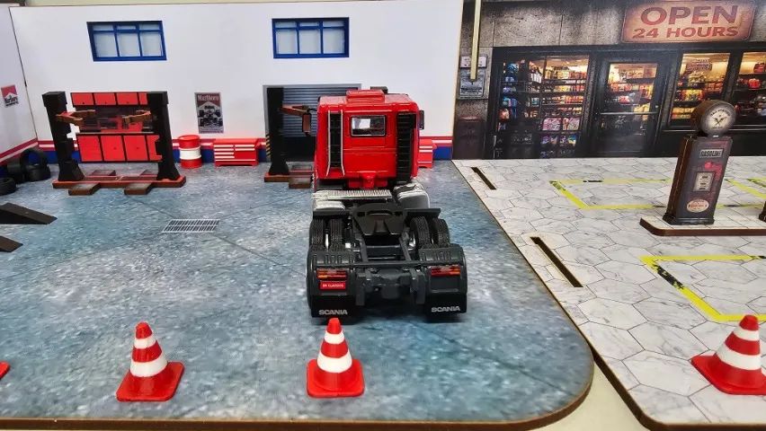 Miniatura Scania 113h Vermelha Brclassics 1 64 - Foto 3