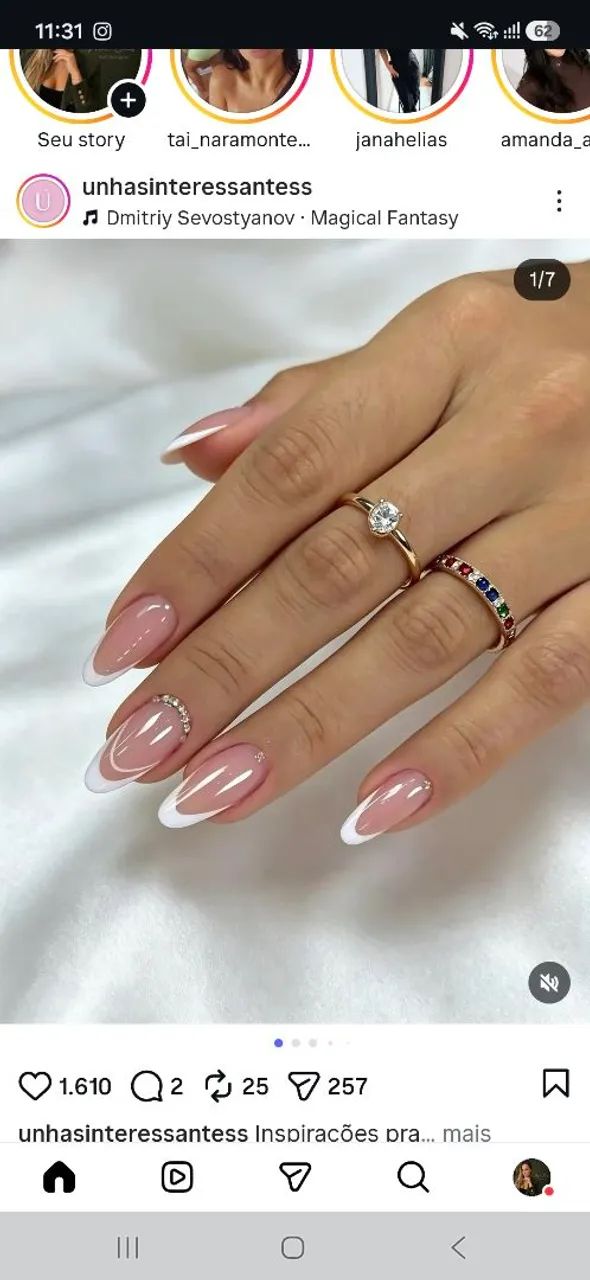 Alongamento de unhas