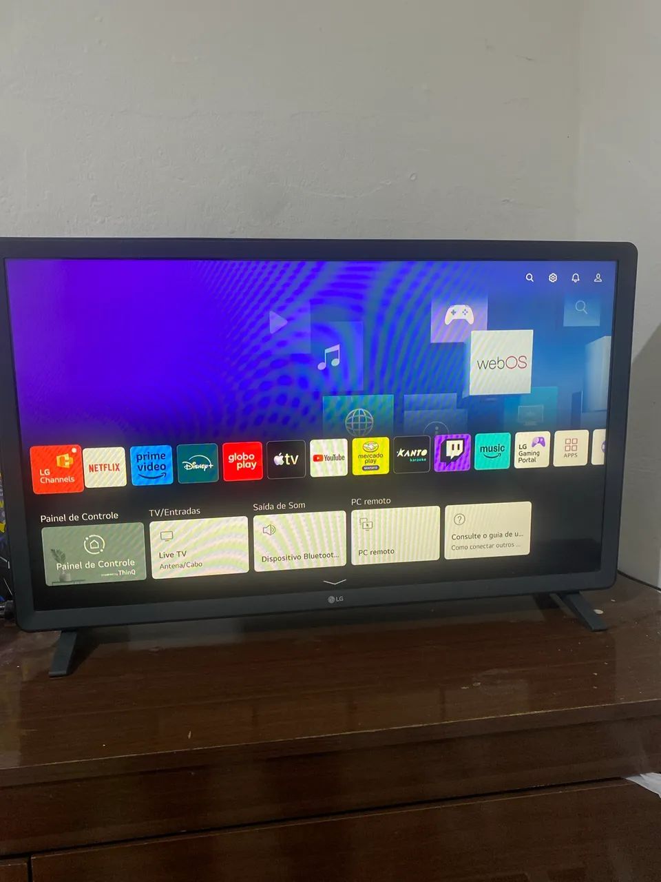 Tv smart LG 32 polegadas semi nova 