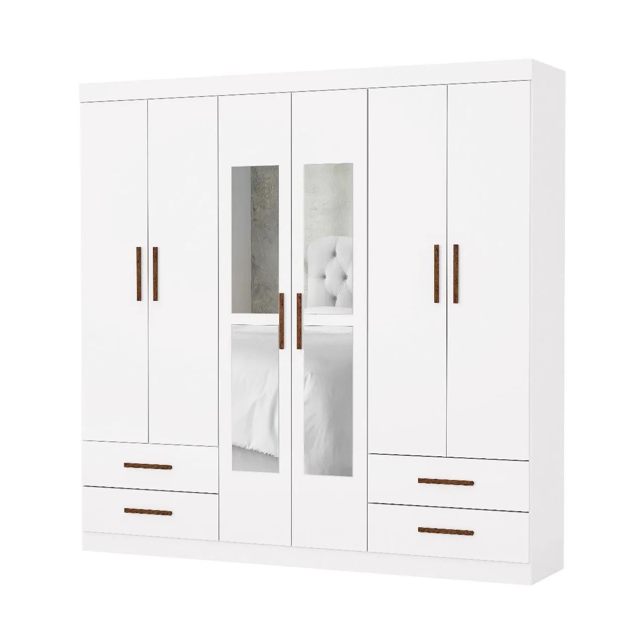 ROUPEIRO HÉRCULES 6P C/ ESPELHO NOVO A PRONTA ENTREGA ?