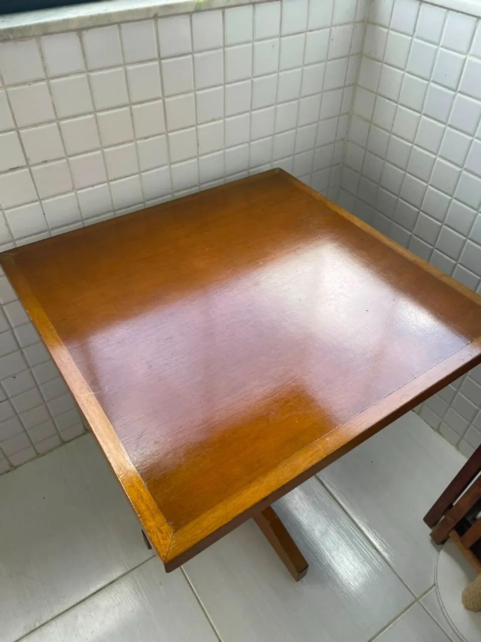 Mesa de Madeira 70 x 70 cm - Foto 3