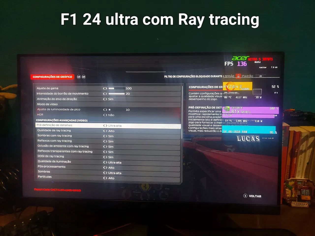 Notebook gamer Nitro 5 3070ti  - Foto 5