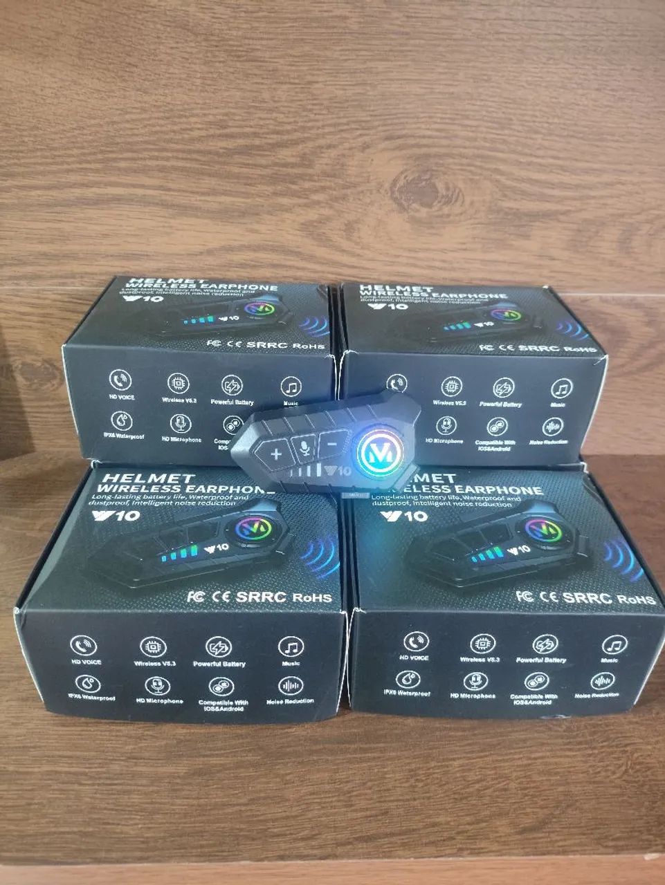 Fone capacete Bluetooth ESTOQUE DISPONÍVEL  - Foto 3