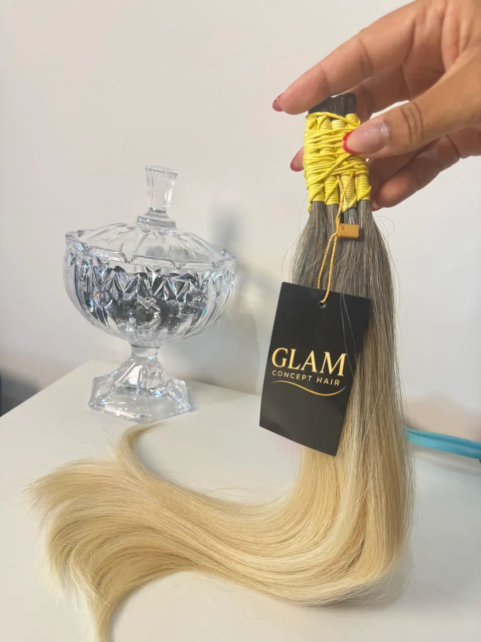 Cabelo loiro 50 cm  - Foto 4