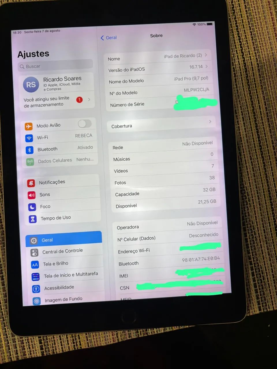 iPad Pro 1 geração  - Foto 3
