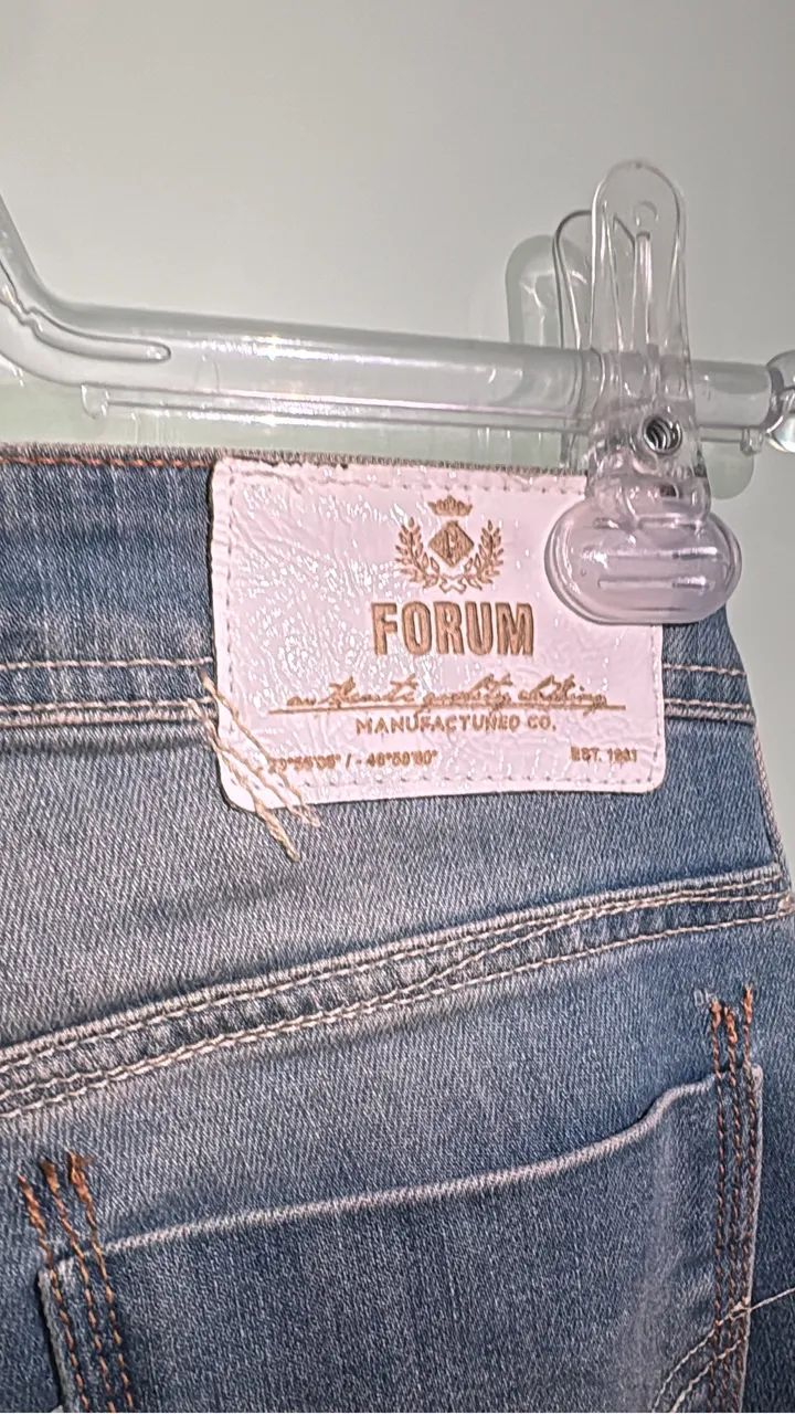 Calça Jeans Forum Original 34 - Como Nova - Foto 3