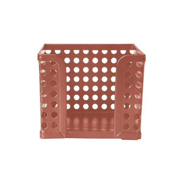Porta Bloco de Anotações Metal Oikos Laranja - Foto 2