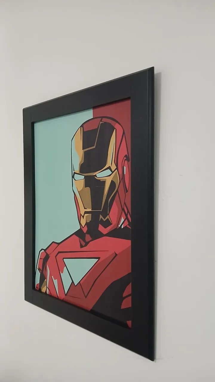 Quadro Homem de Ferro 70x55 cm - Foto 2