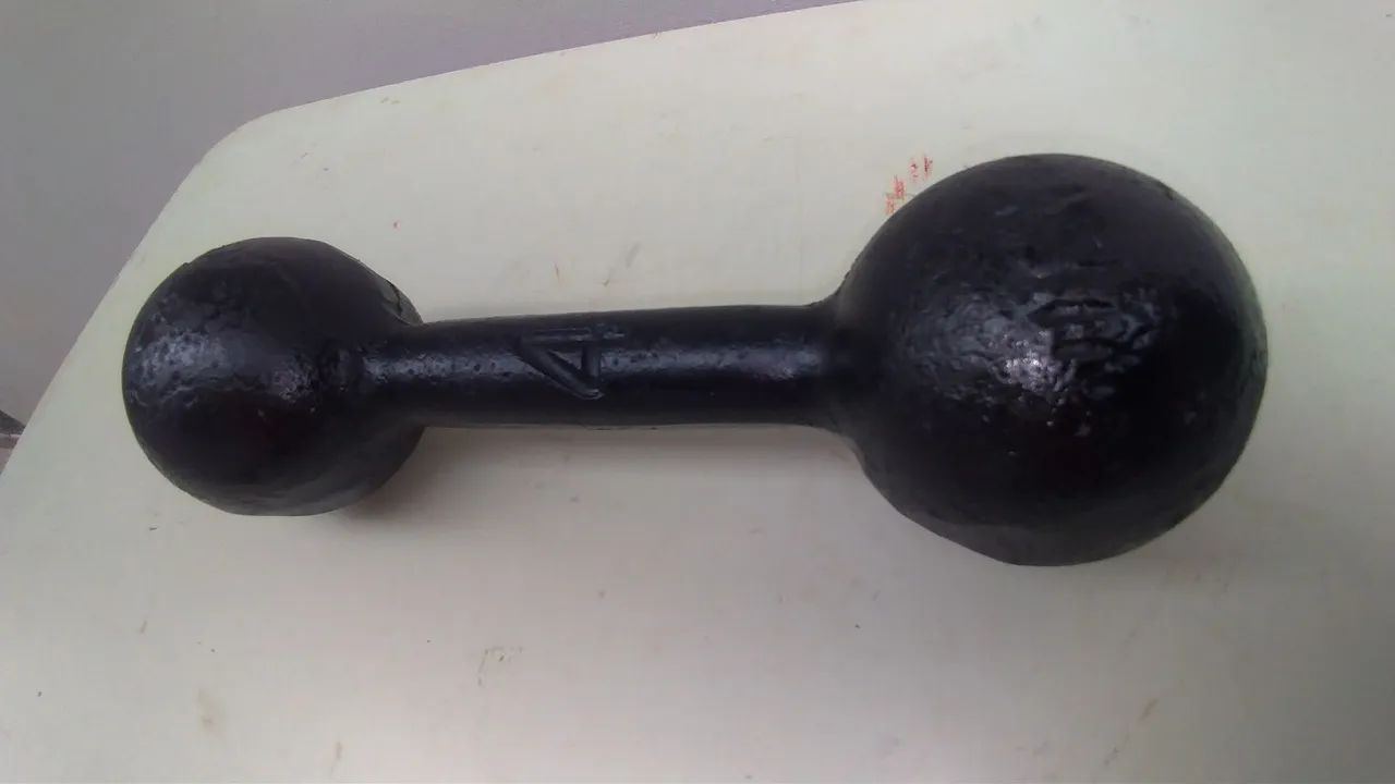Halter,peso 4 kg ginástica, usado. - Foto 4