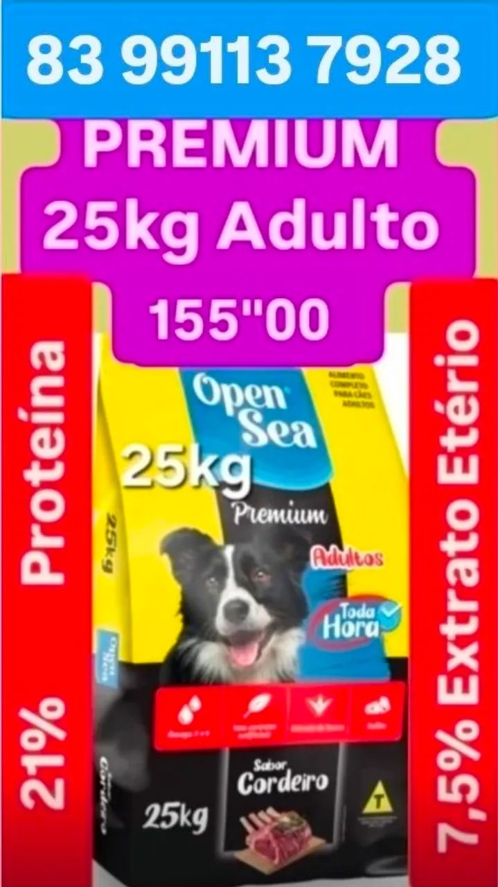 *PROMOÇÃO* RAÇÃO OPEN SEA  - Foto 4