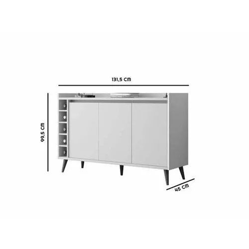 Buffet com adega off-white - Foto 5